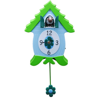 EweCoo, Sheep CooClock by HeadsUp, Xanadoo, Animated Animal Character Quartz Cuckoo Clock